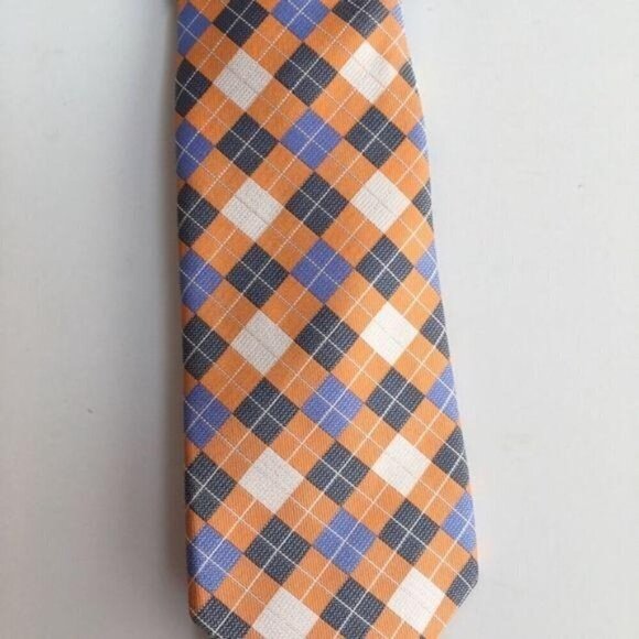 Croft & Barrow Orange Tonal Tie New - Picture 6 of 8